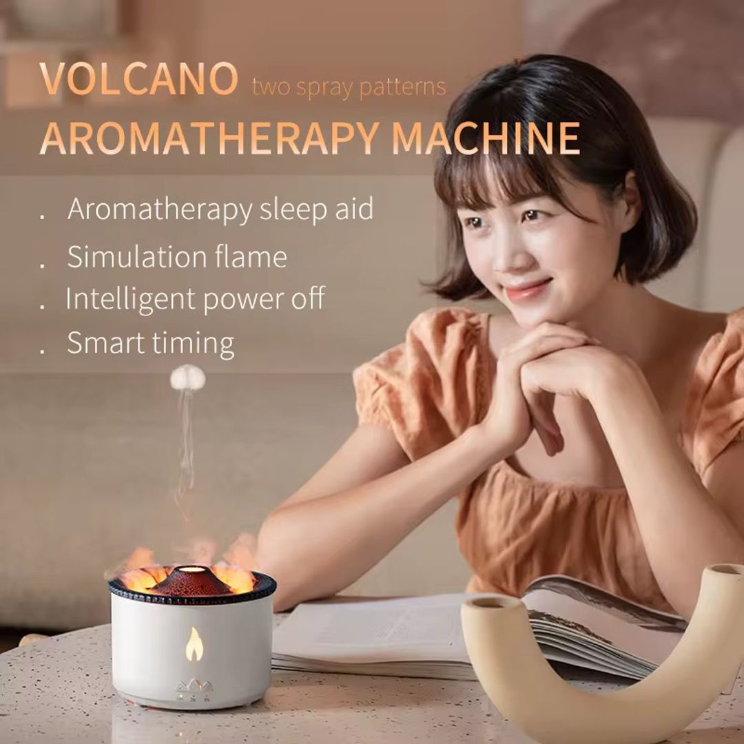 Humidificador ultra sonido efecto llama 