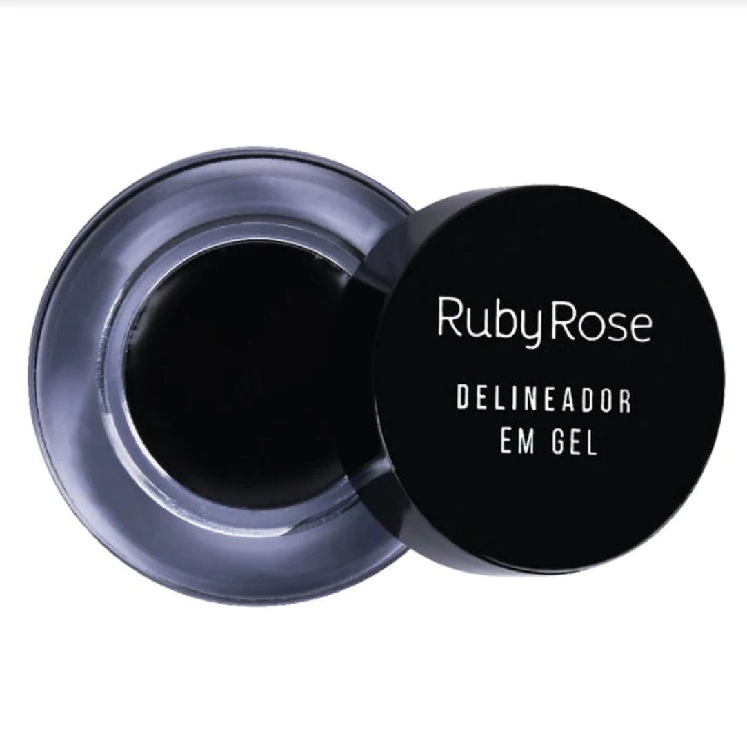 DELINEADOR DE OJOS EN GEL NEGRO RUBY ROSE