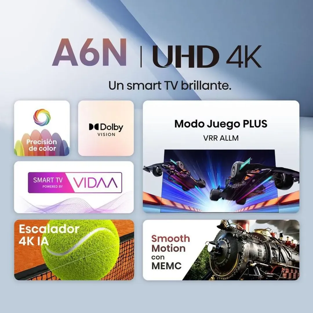 LED HISENSE 55" SMART 4K CONTROL