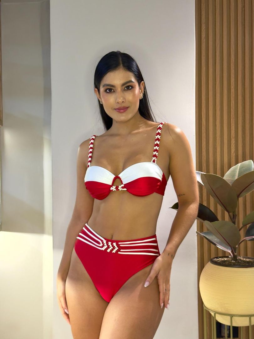 VESTODO DE BAÑO MACRAME 