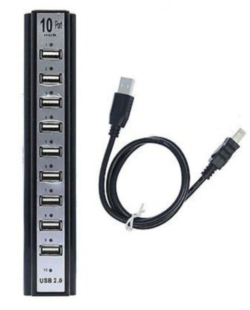 HUB USB Led 10 puertos
