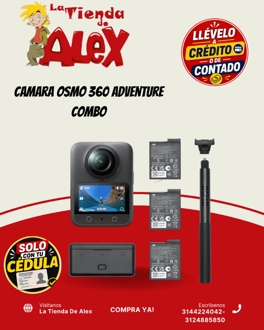 Camara Osmo 360 Adventure Combo