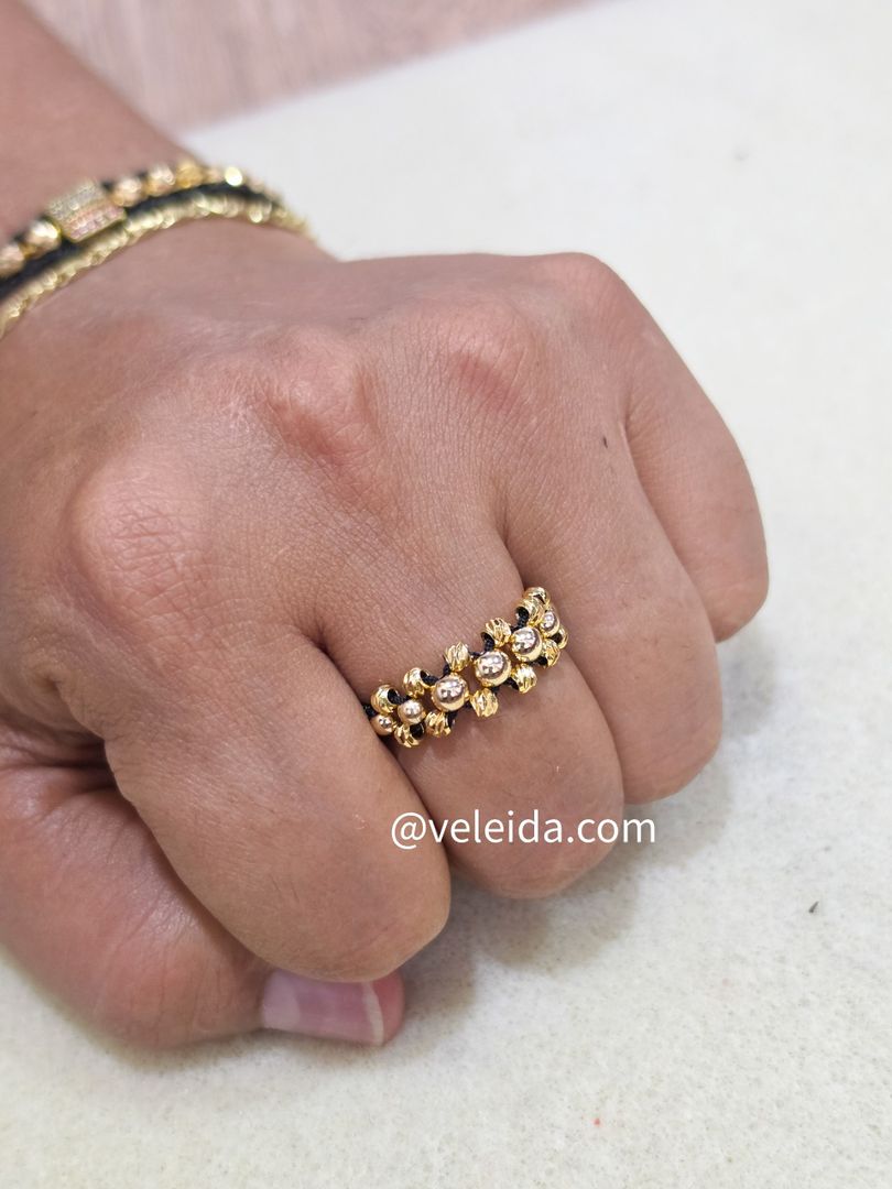 ANILLO ARTESANAL TEJIDO TRIPLE