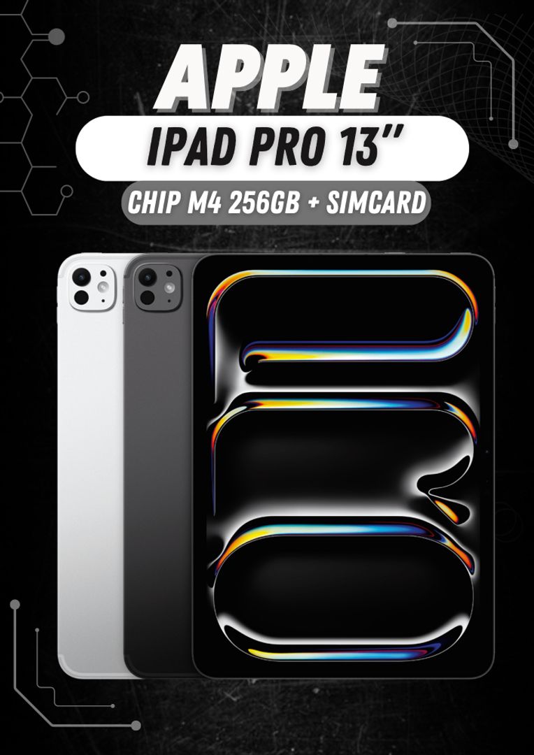 iPad Pro 13” Chip M4 256GB + SimCard - COP 4.850.000