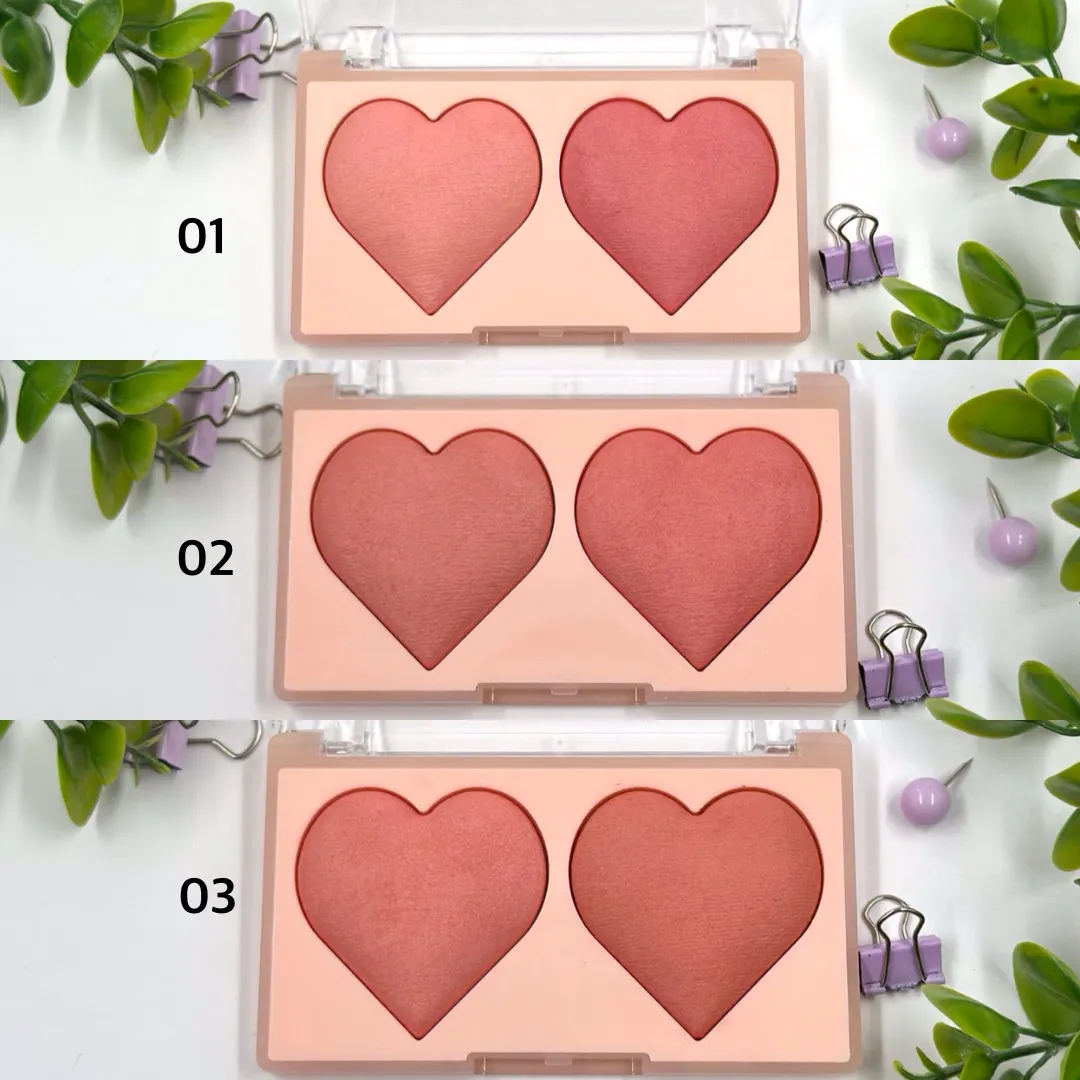 PALETA DE RUBOR DUO CORAZON ANYLADY