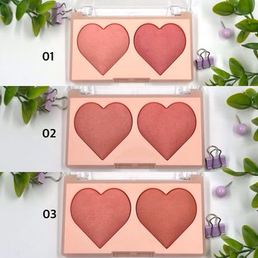 Imagen del producto PALETA DE RUBOR DUO CORAZON ANYLADY