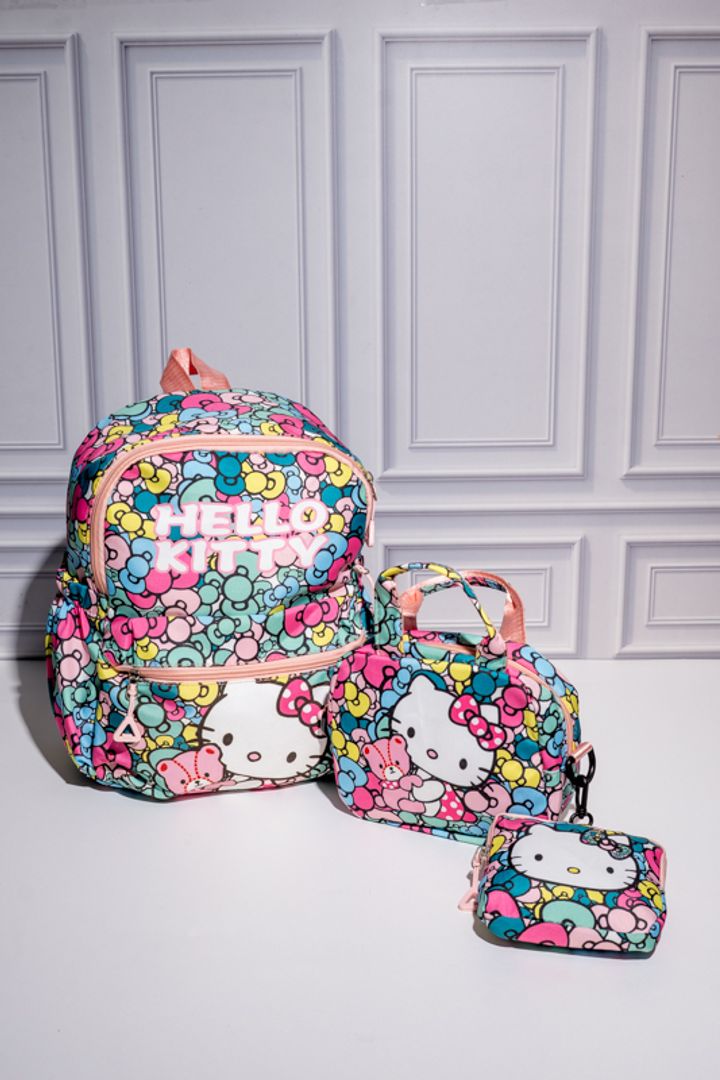 BOLSO KITTY X4 PIEZAS 