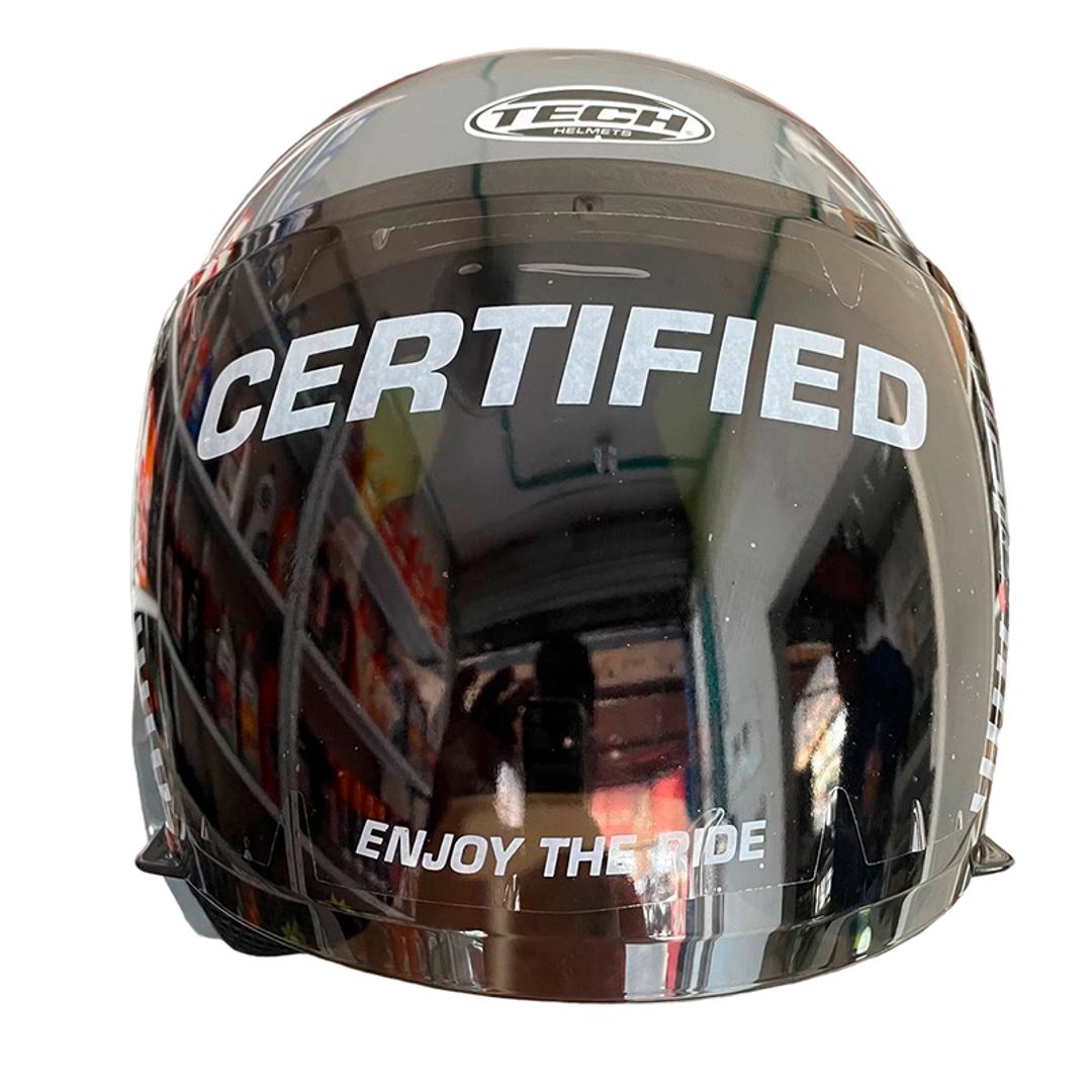 CASCO TECH ABIERTO  T-10  COLOR GRIS