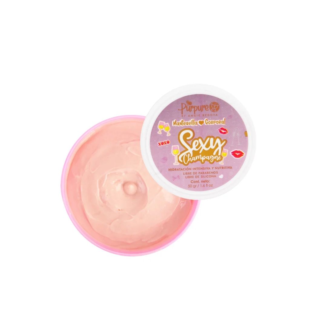 MINI MANTEQUILLA CORPORAL SEXY CHAMPAGNE 50g PURPURE