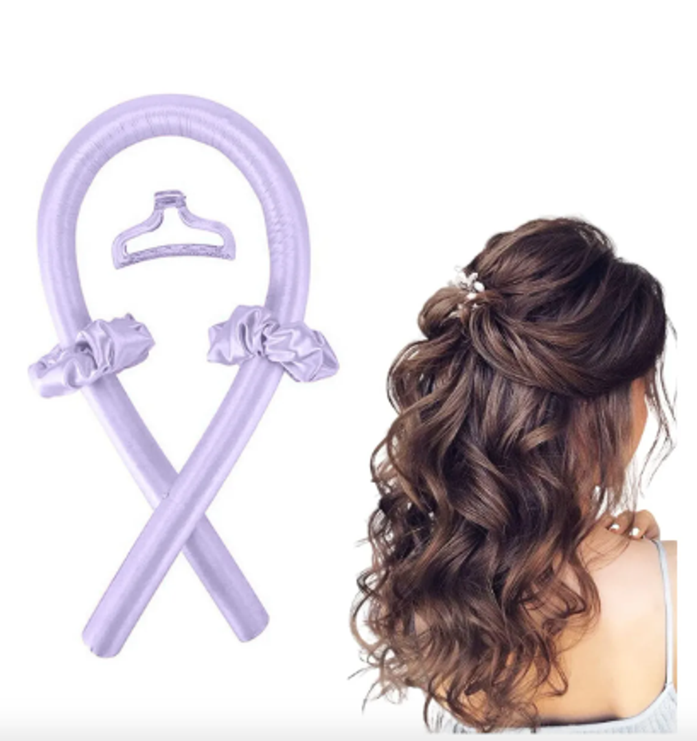 Kit Para Ondas Sin Calor Incluye Tubo + Scrunchies + Caimán Color