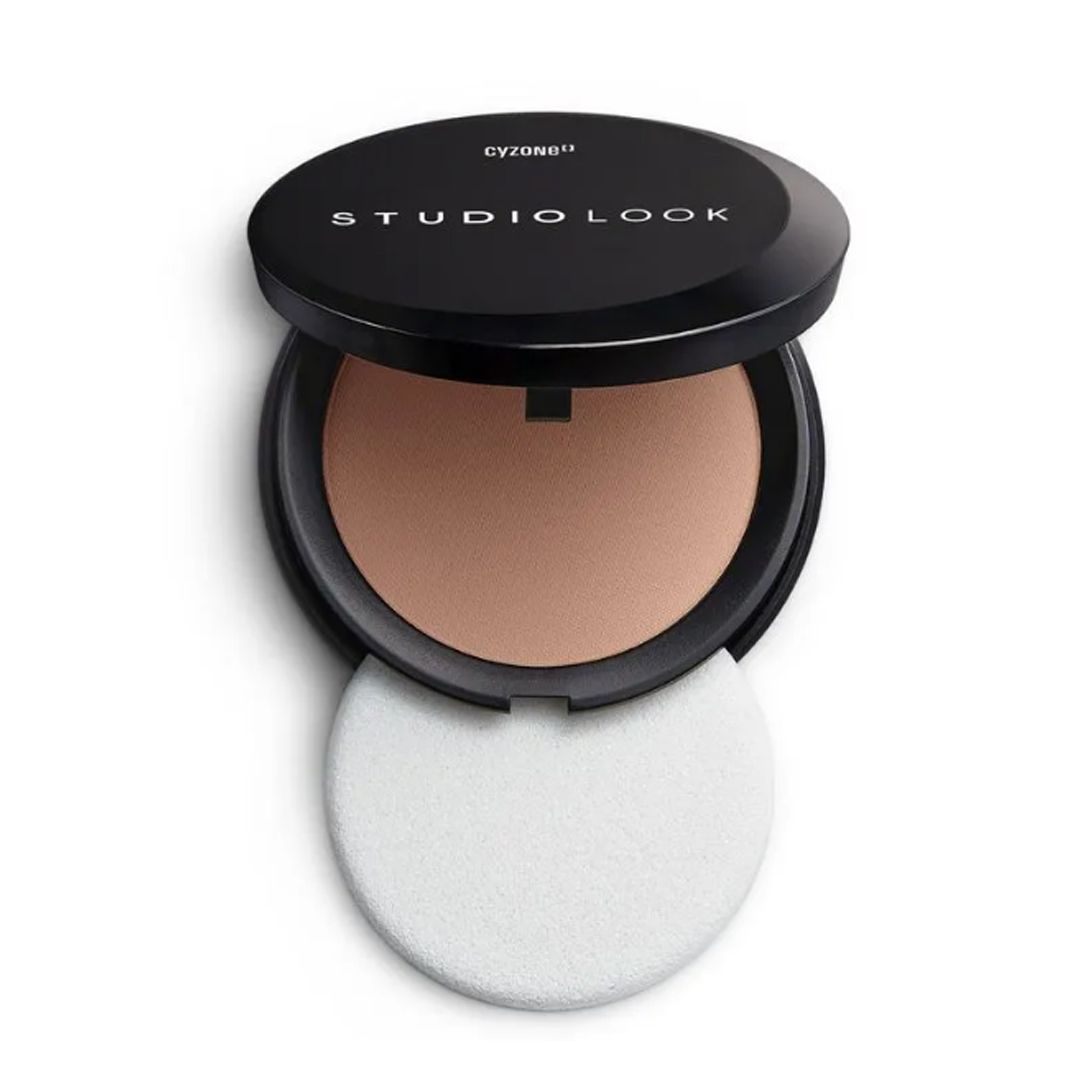 POLVOS COMPACTOS STUDIO LOOK DE ALTA COBERTURA TONO CREMA