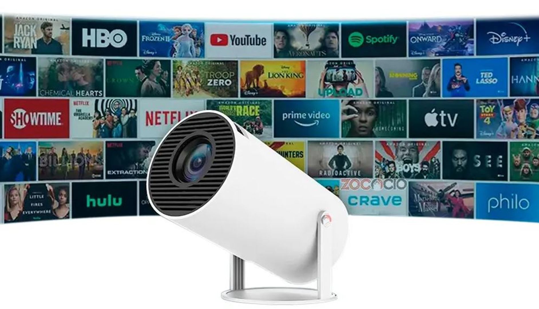 Proyector HY300 PRO Wifi 2.4G 4K Incluye juegos