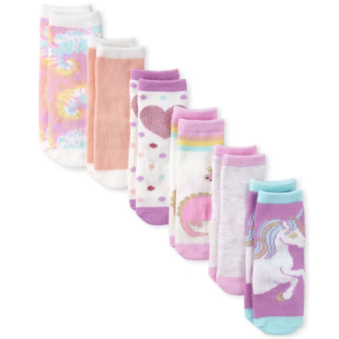 3/4T Set 6 Medias CHILDRENS PLACE