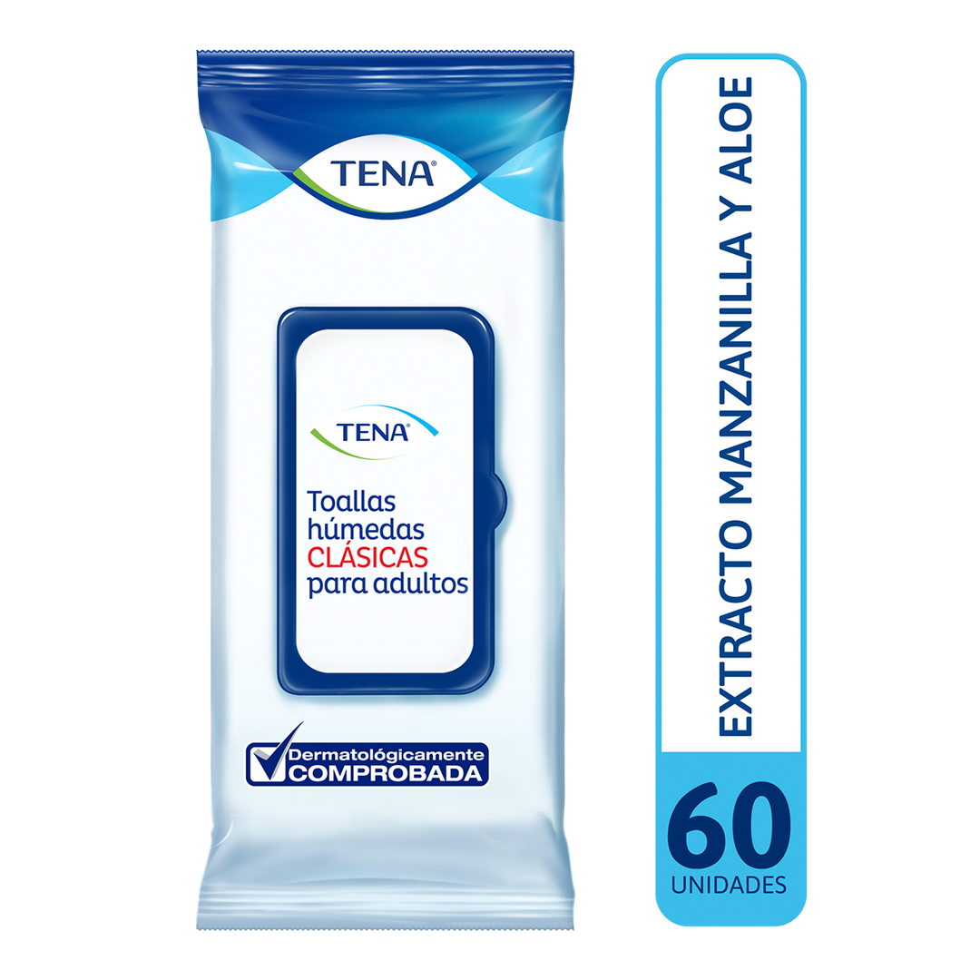 Toallas Húmedas Clásicas TENA x 60 Und