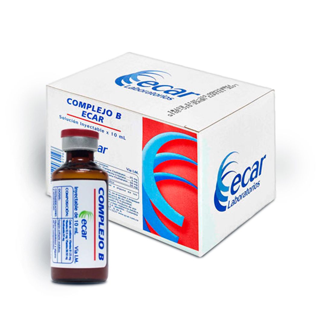 COMPLEJO B ECAR AMPOLLA X 10ML