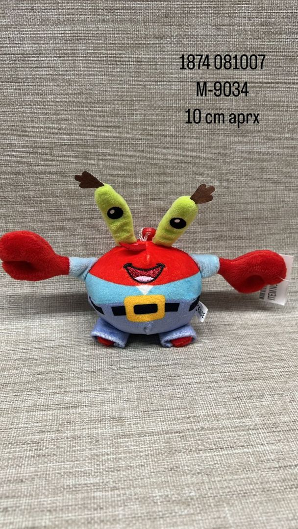 LLAVERO FAMILIA BOB ESPONJA 10 CM 