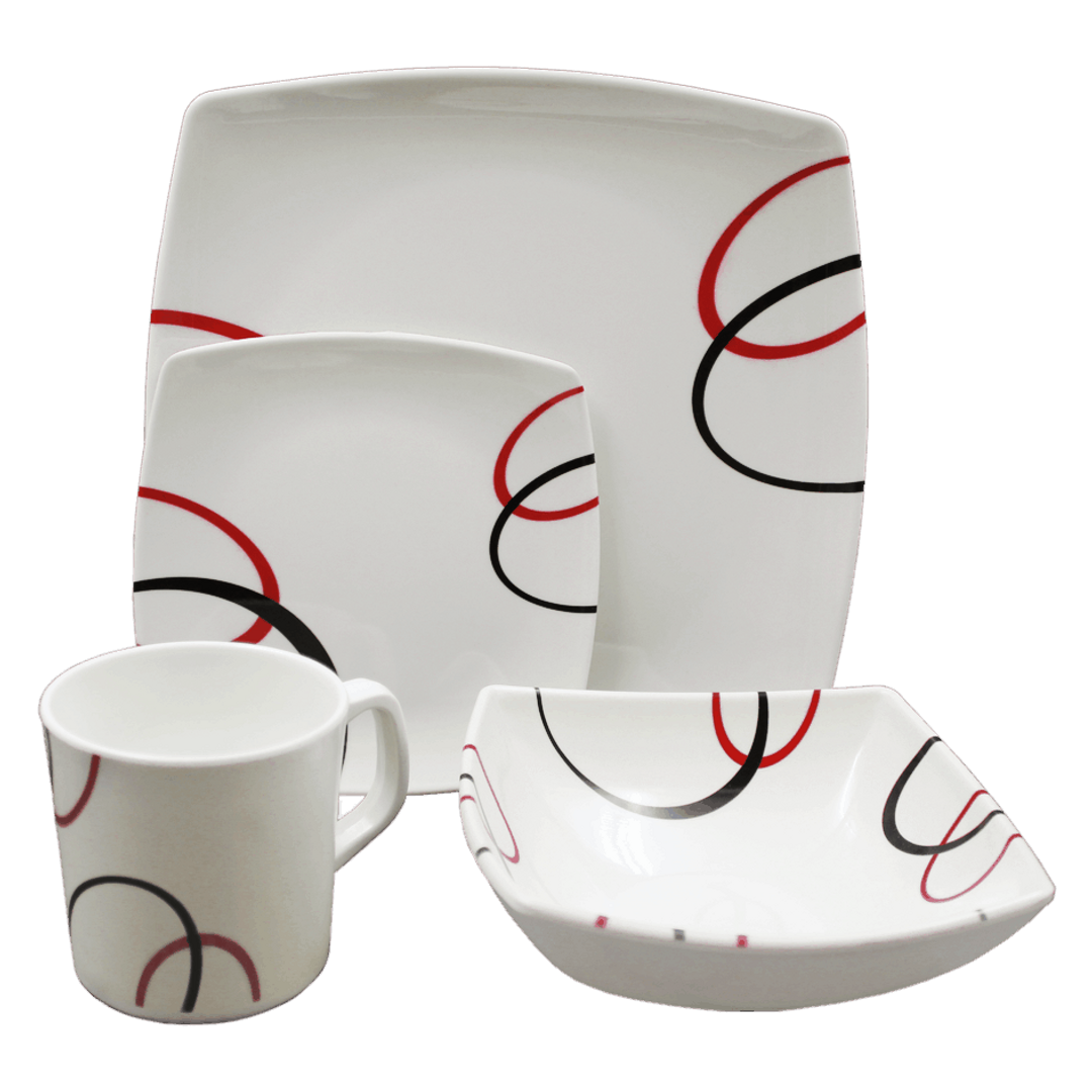 VAJILLA ONDAS VA1004