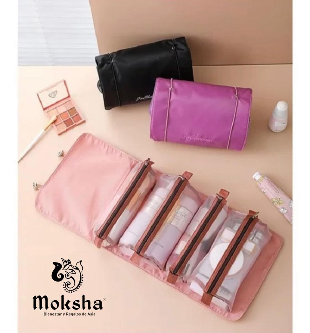 Cosmetiquera 4 en 1 Tipo Tela