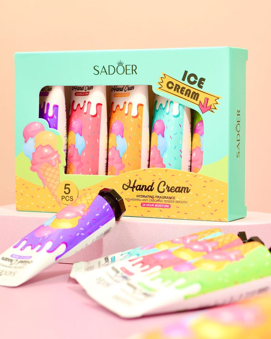 Cremas de Manos Sadoer Ice Cream Hidratantes y Suavizantes