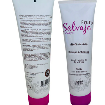 Imagen del producto Fruto Salvaje Diente De León Champú Anticaspa 300 ml 