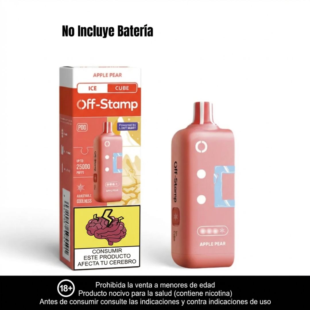 Pod Off Stamp Apple Pear 35.000 Puffs - Ice