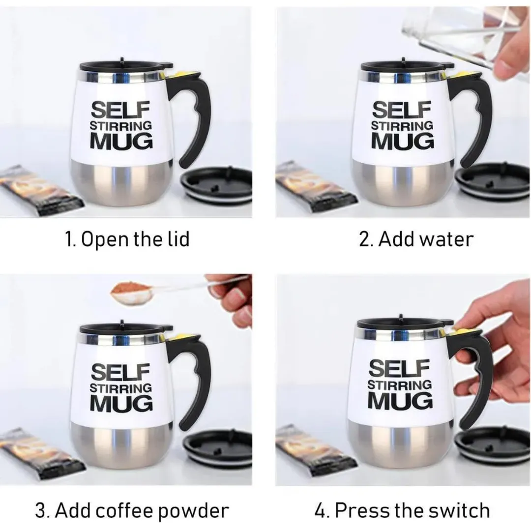 POCILLO TAZA MUG PORTATIL MEZCLADORA ELECTRICA