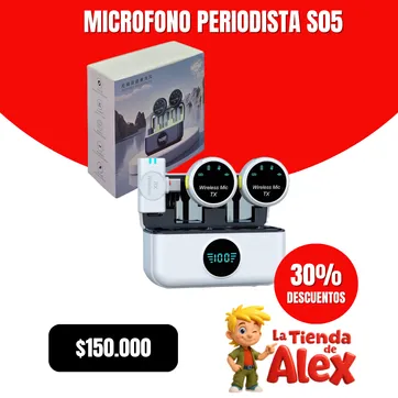 Imagen del producto microfono periodista s05