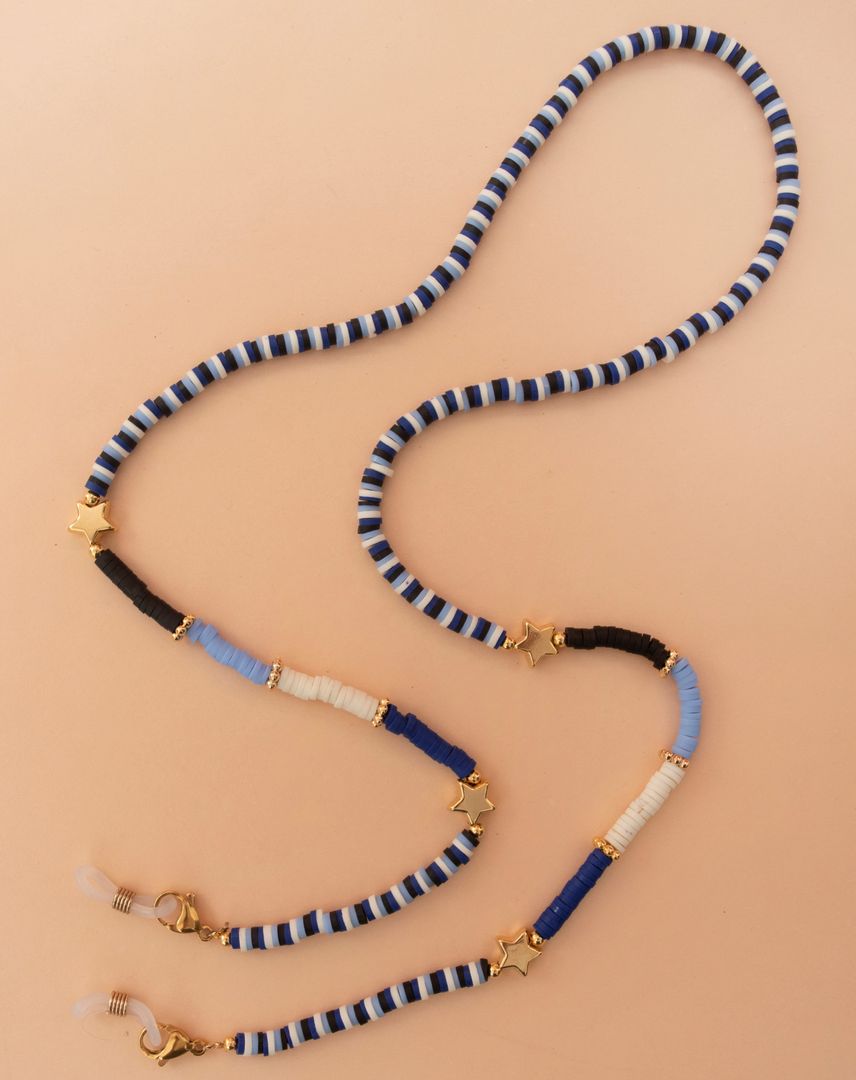 TIRA DE GAFAS FIMO AZUL