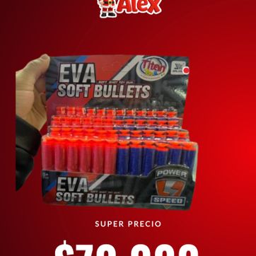 Imagen del producto  Pack Gigante EVA Soft Bullets