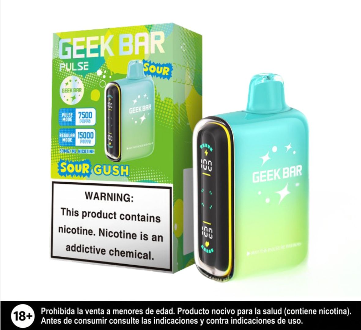 Geek Bar Pulse Sour Gush 15.000 Puffs