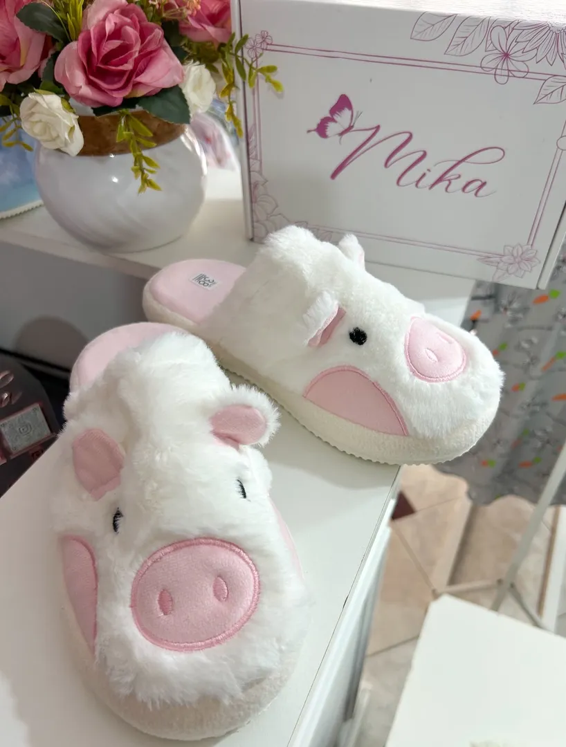 Pantuflas puerquitos 