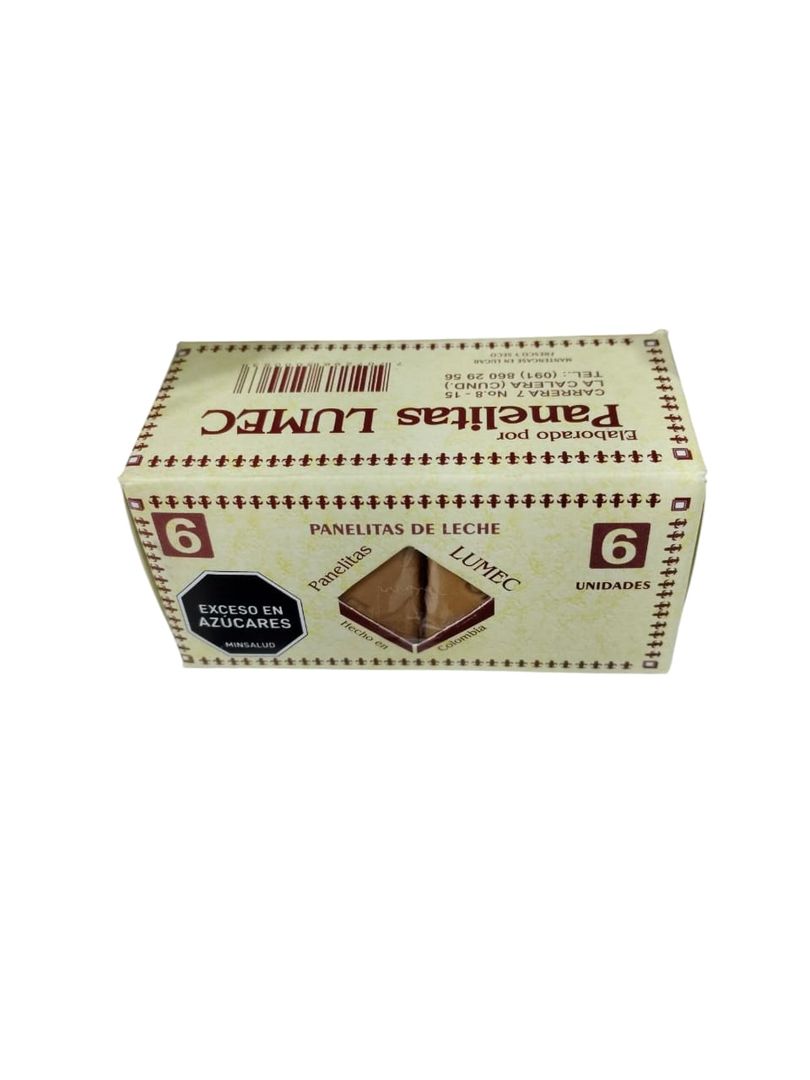 PANELITAS LECHE LUMEC*6