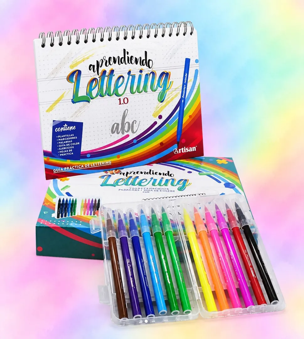 Kit lettering artisanx 12 plumones