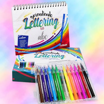 Imagen del producto Kit lettering artisanx 12 plumones