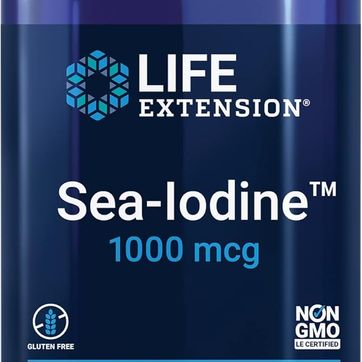 YODO 1000MCG Sea Iodine 60 cap sin sal Life Extension - imagen 1