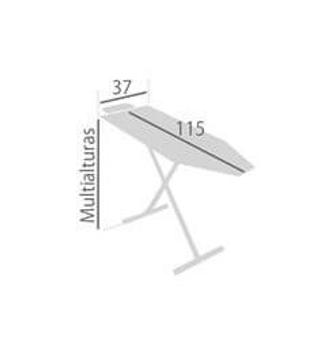 MESA DE PLANCHAR METÁLICA PLUS PRODEHOGAR 
