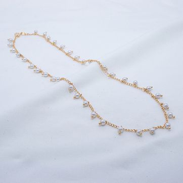Imagen del producto COLLAR PERLAS COLGANTES 4MM.  45CM 718001A205