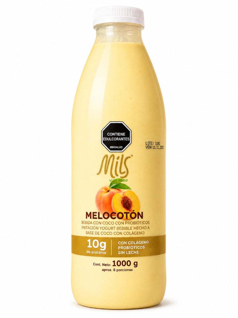 YOGURT DE COCO SABOR MELOCOTÓN X 1000G