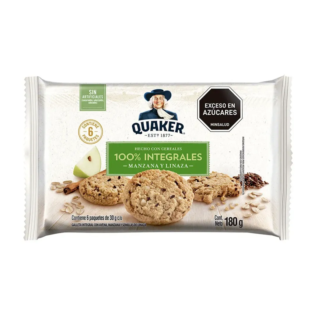 GALLETA QUAKER INTEGRALES*6*30G