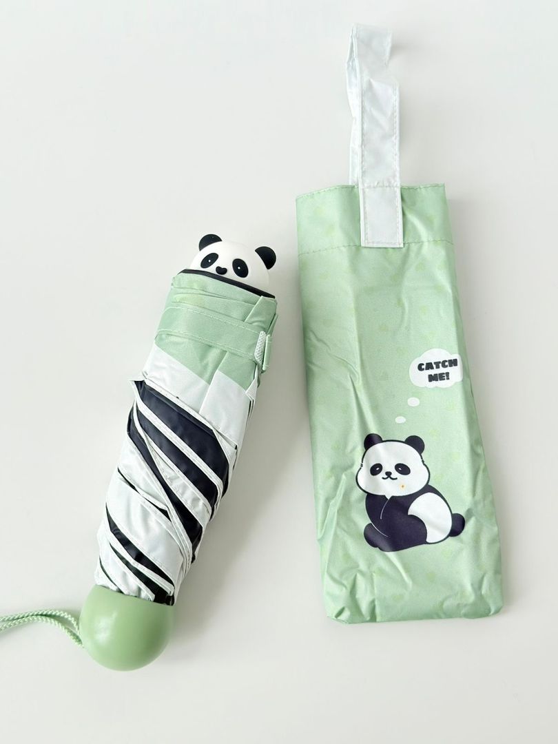 Mini sombrillas panda 3d 