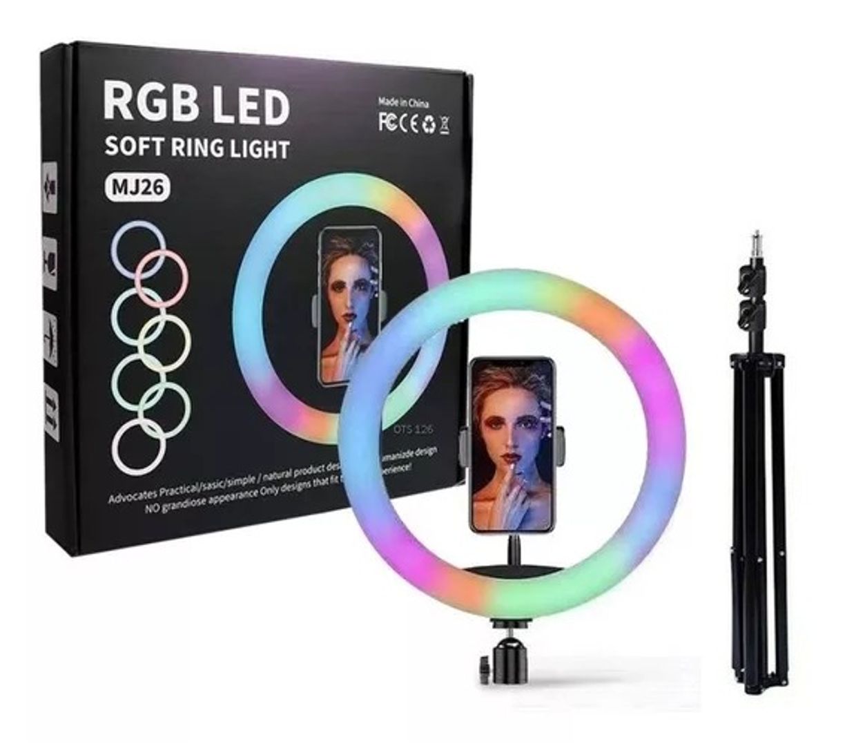 ARO DE LUZ RGB 26CM 