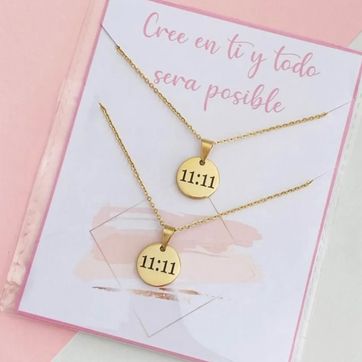 Imagen del producto DUO PLAQUITAS CÍRCULO 