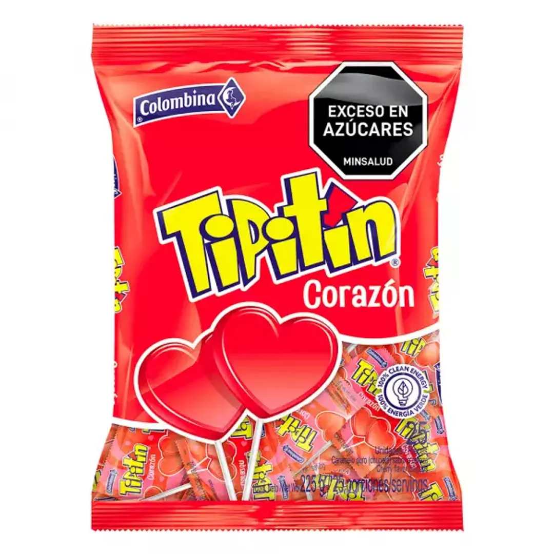 TIPITIN CORAZON *25UND COLOMBINA