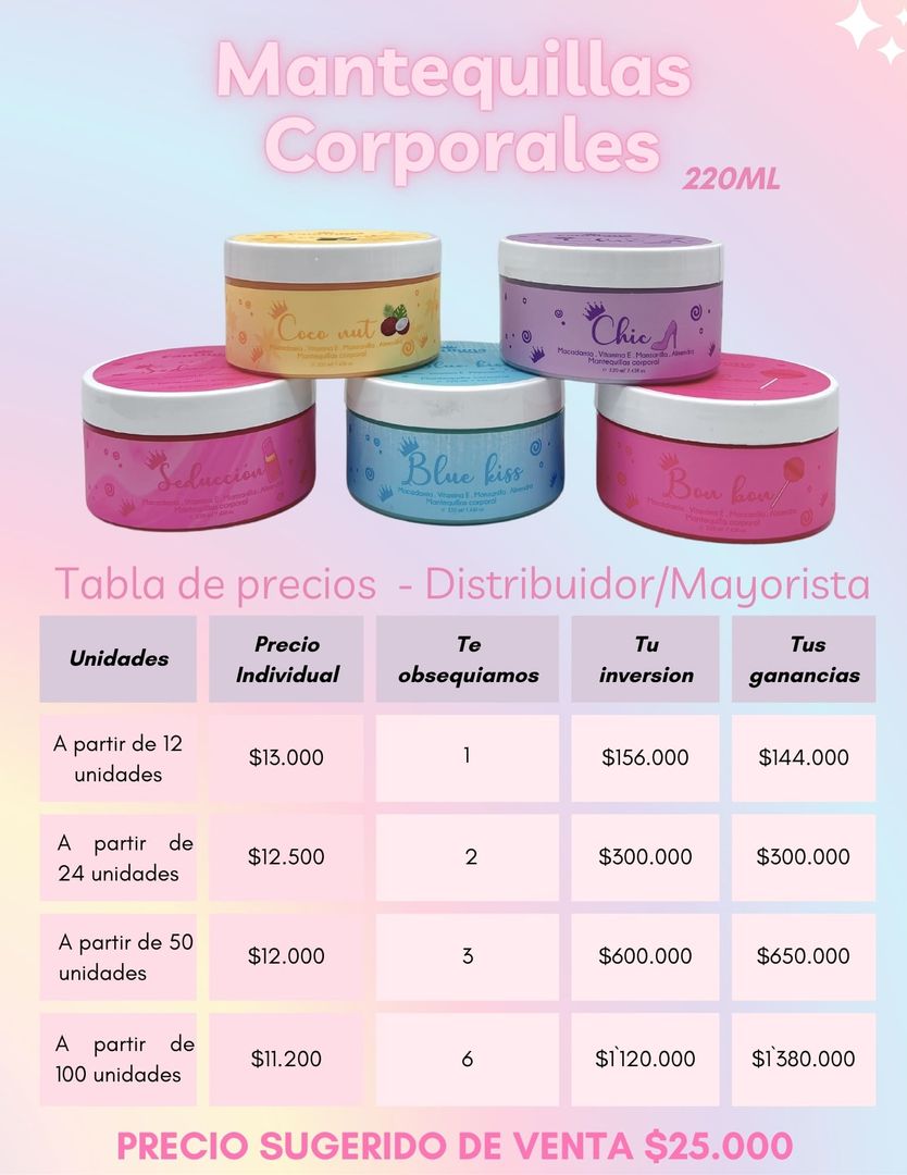Mantequilla corporal 220ML Fantiluna