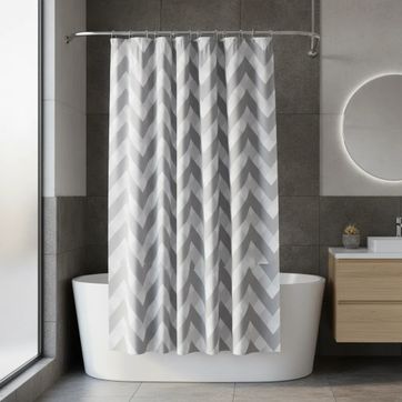 Cortina de Baño OnlySun 180x180 cm – Protección y Estilo para tu Baño - imagen 1