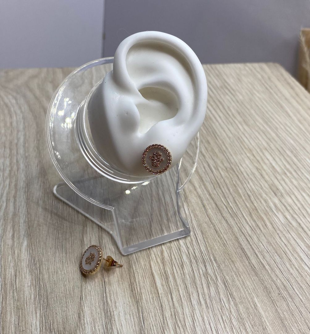 Topo mano de Fátima oro rosa, covergold 
