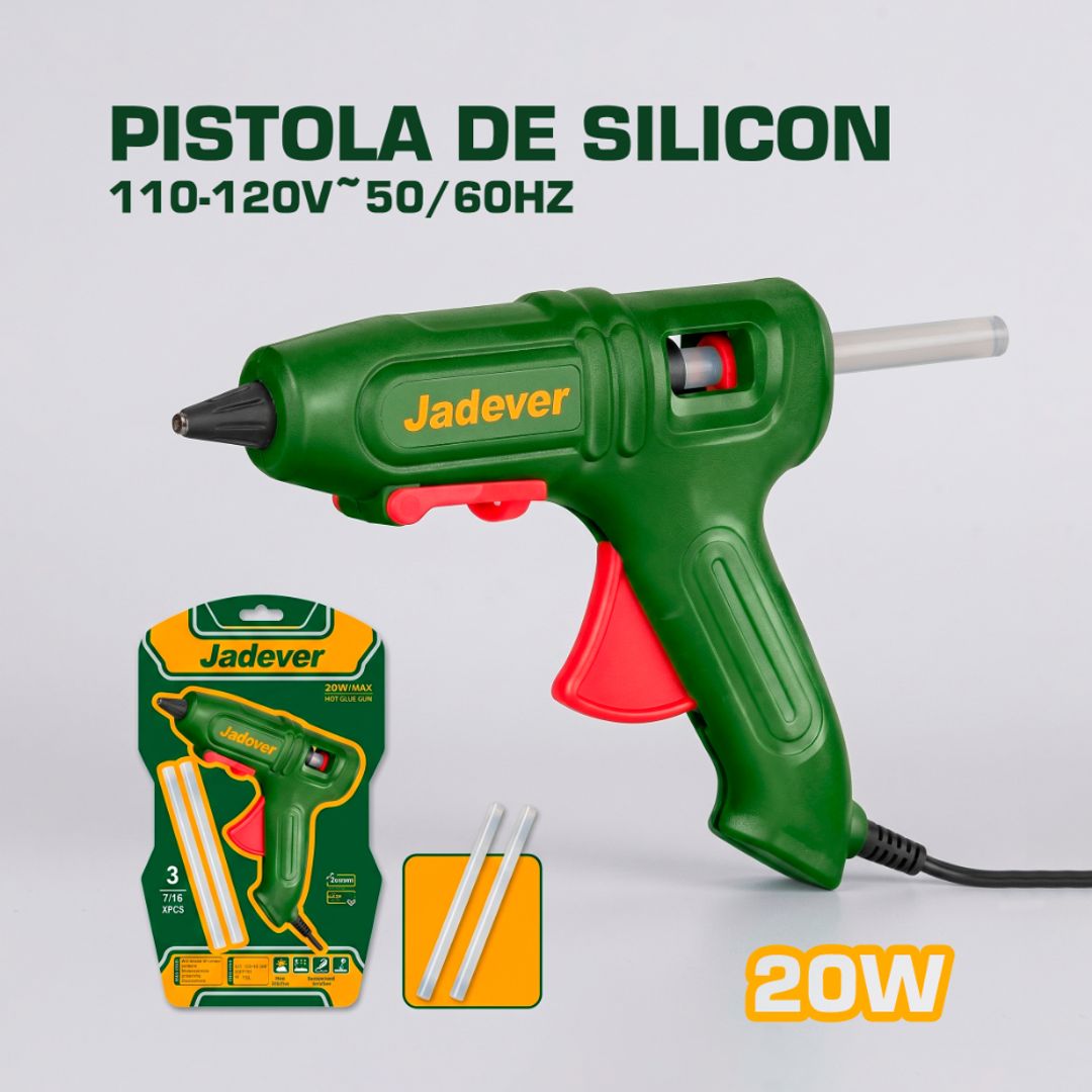 PISTOLA DE SILICON 20W