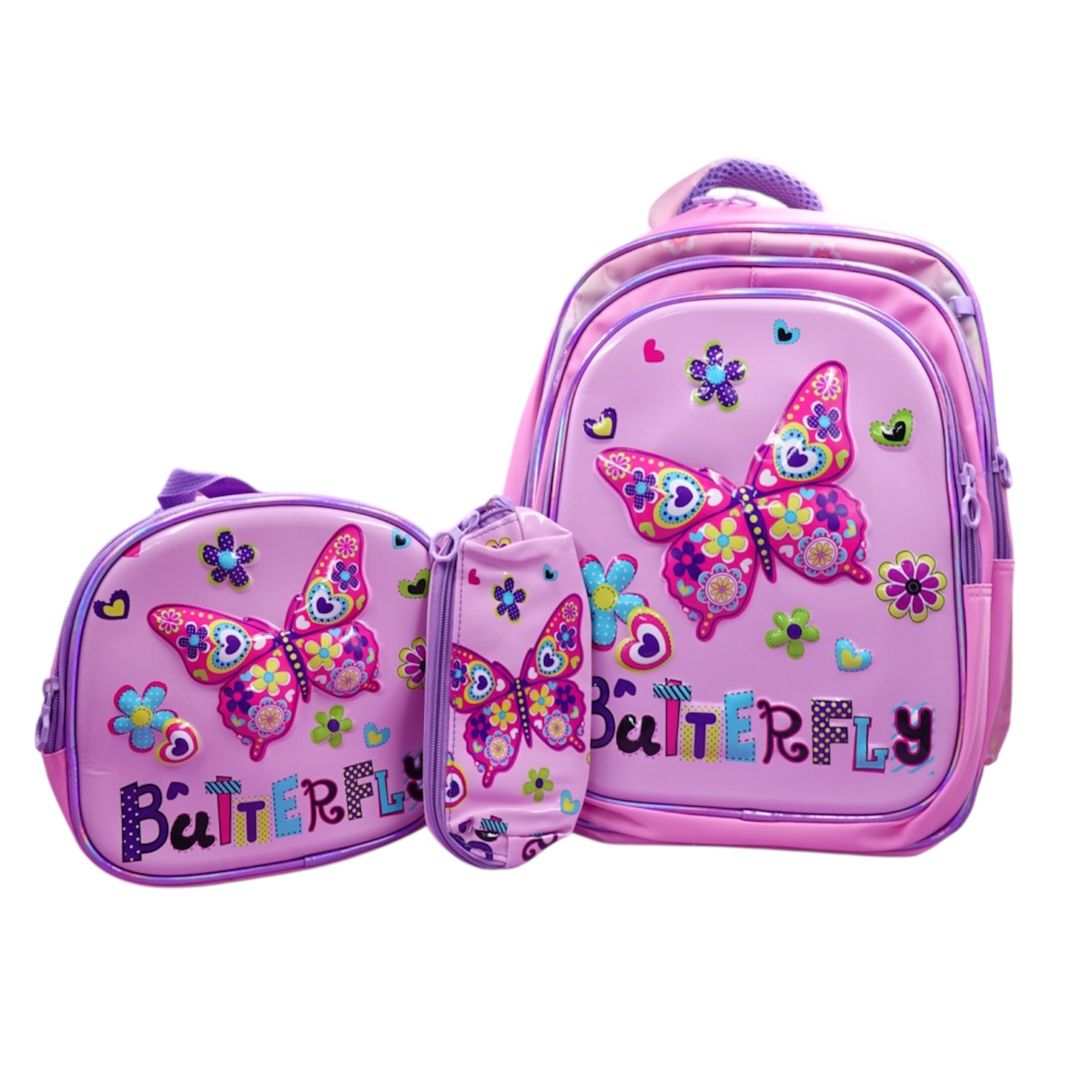 BOLSO ESCOLAR TRIO NIÑA BYC-9023