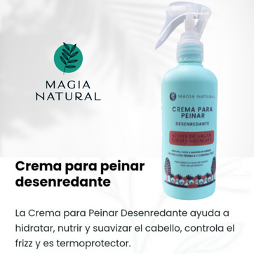 Crema Para Peinar Desenredante X 250 Ml - Magia Natural - imagen 1