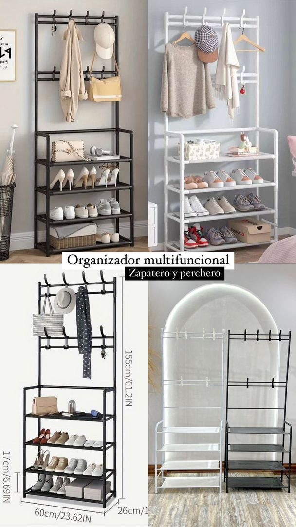ORGANIZADOR MULTIFUNCIONAL ZAPATERO Y PERCHERO